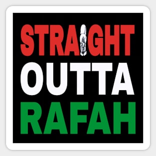 Straight Outta Rafah - Double-sided Sticker